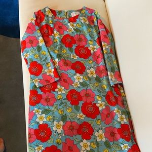 Unique Vintage Floral Shift Dress